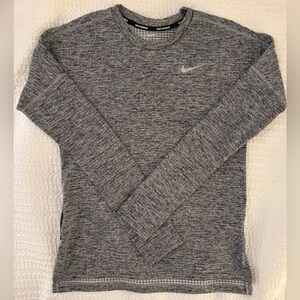 Nike Womens Therma Sphere Element Crewneck Running Top - Heathered Grey - XS